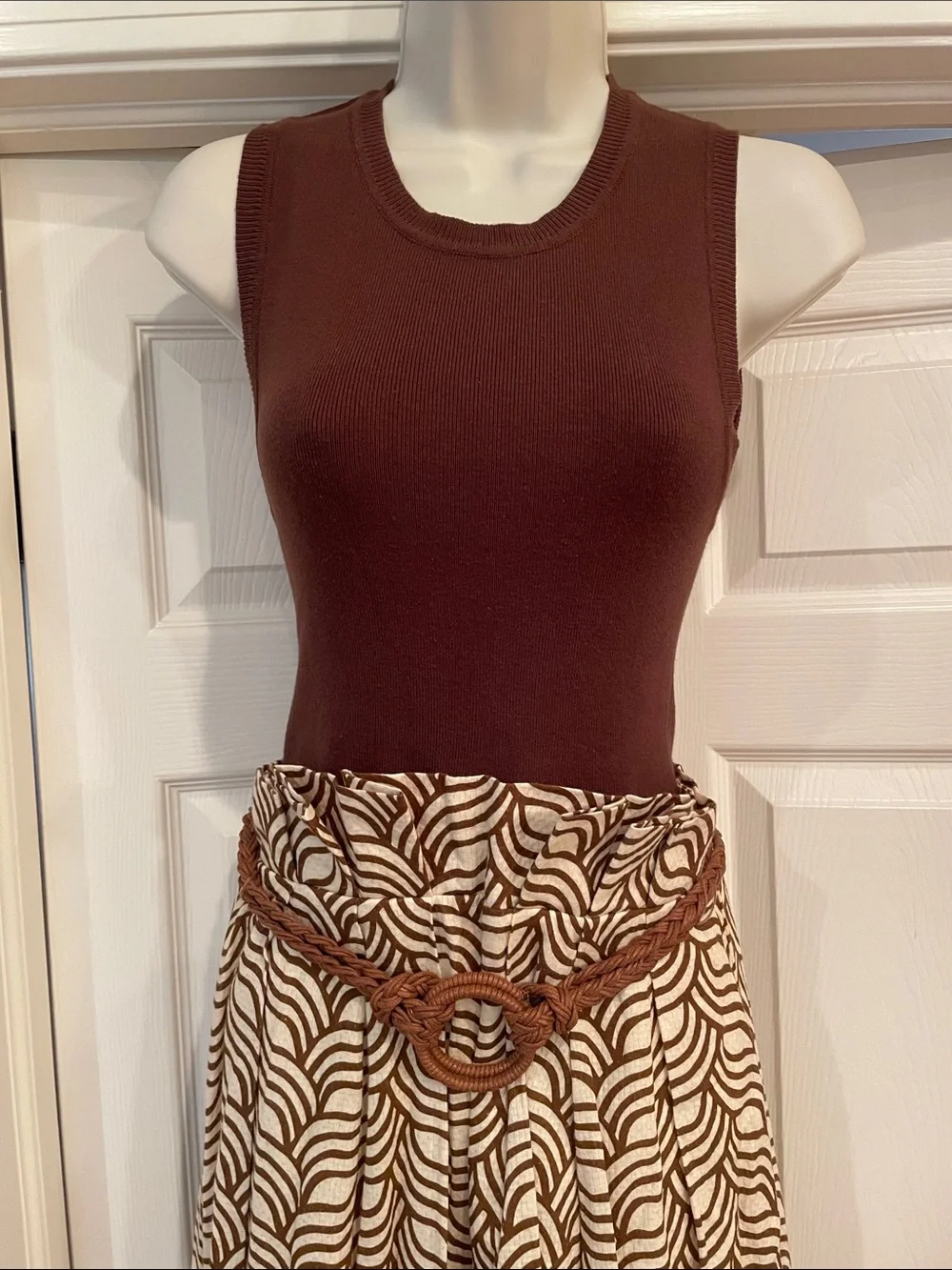 Eva Franco Noah dress in Montenegro brown sz 6